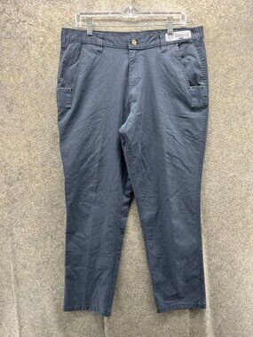Carhartt Pants Mens 36x32 Blue Carpenter Relaxed Fit Straight Workwear